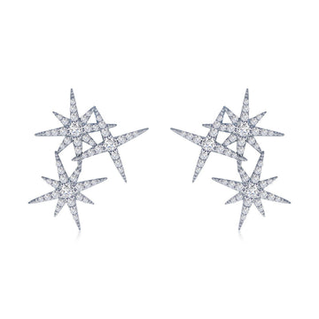 Star Cluster Stud Earrings